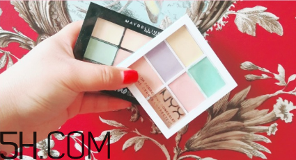 美寶蓮六色遮瑕盤好用嗎？nyx vs maybelline六色遮瑕盤對比