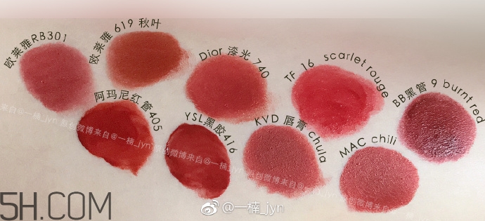 歐萊雅619和迪奧740像嗎？歐萊雅619秋葉和迪奧740對比