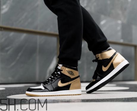 air jordan 1 top3黑金鴛鴦配色上腳效果好看嗎？