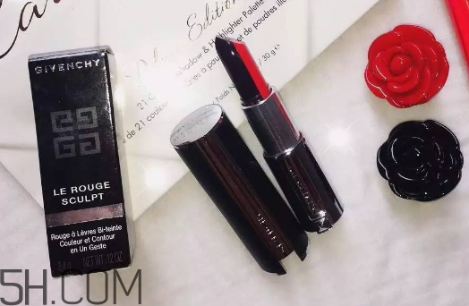 紀梵希雙色口紅怎么涂？紀梵希雙色口紅試色