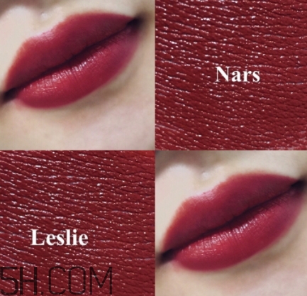 nars leslie張國榮色是什么顏色？nars leslie口紅試色