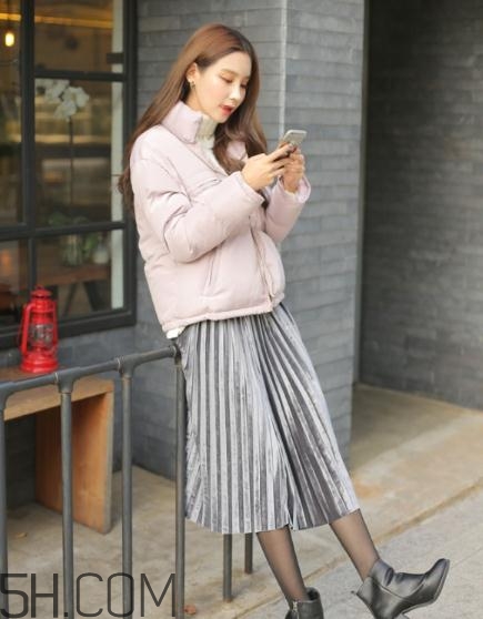 粉色棉服怎么搭配？粉色棉衣搭配圖片