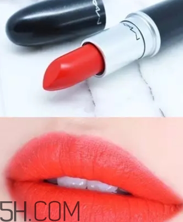 橘紅色口紅是什么顏色？橘紅色口紅試色效果圖