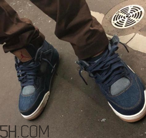 levis與air jordan 4聯(lián)名款實(shí)物什么樣_多少錢？
