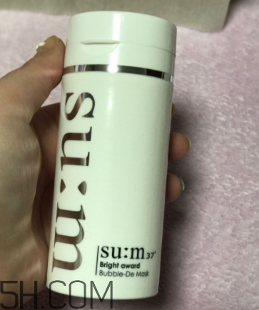 SUM37氣泡面膜能卸妝嗎？功能是什么？