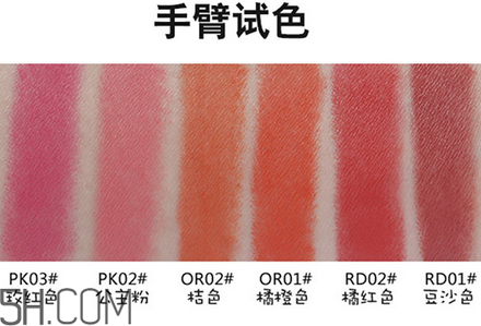 得鮮氣墊口紅色號怎么選？the saem得鮮氣墊口紅試色