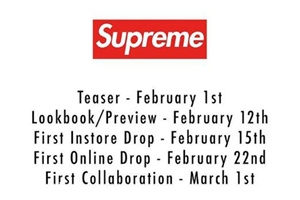 supreme2018春夏系列什么時(shí)候發(fā)售？