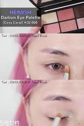 南瓜色眼影怎么畫？南瓜色眼妝畫法教程