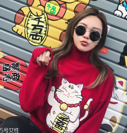 紅色毛衣什么款式好看？新年運勢全靠它