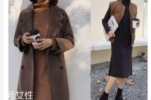 長款毛衣怎么搭配外套？六款毛衣連衣裙怎么搭都好看