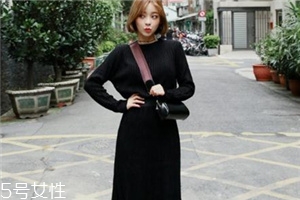 黑色針織裙配什么上衣好看？小女人溫柔氣質(zhì)盡顯