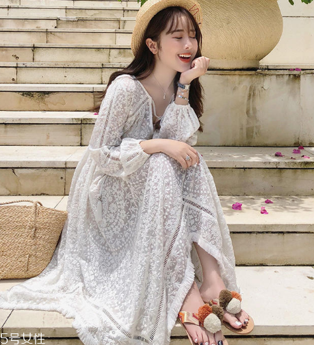 2022新款蕾絲連衣裙？回頭率超高的仙女裙