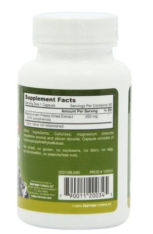 jarrow formulas黑加侖精華膠囊怎么樣？