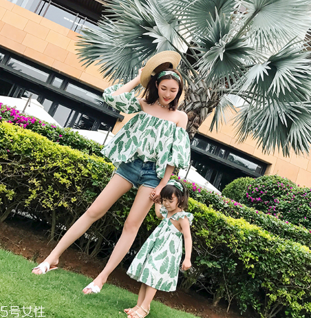 夏天母女裝怎么搭配？夏季母女裝搭配圖片