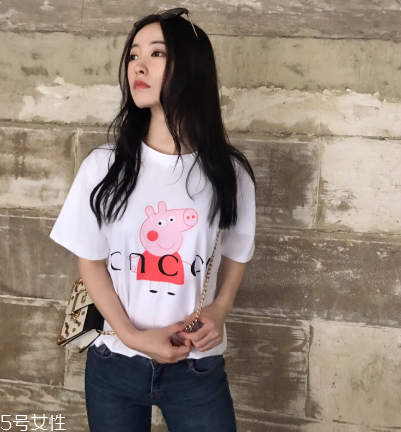 gucci小豬佩奇短袖是真的嗎？gucci小豬佩奇t恤真假