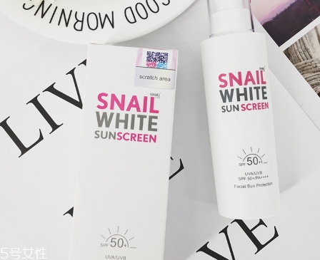 snailwhite防曬霜怎么樣？snailwhite防曬霜使用方法