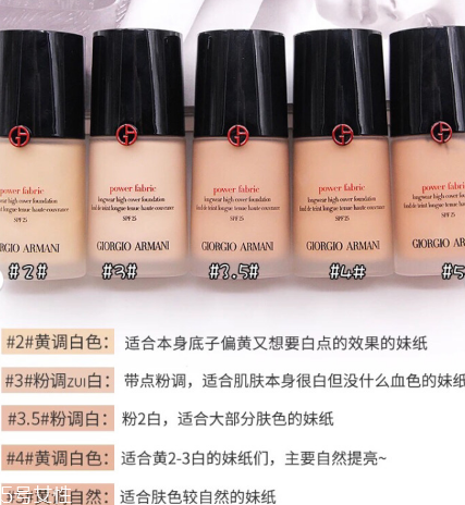 阿瑪尼權(quán)力粉底液最白色號是哪個(gè) 阿瑪尼權(quán)力粉底液測評