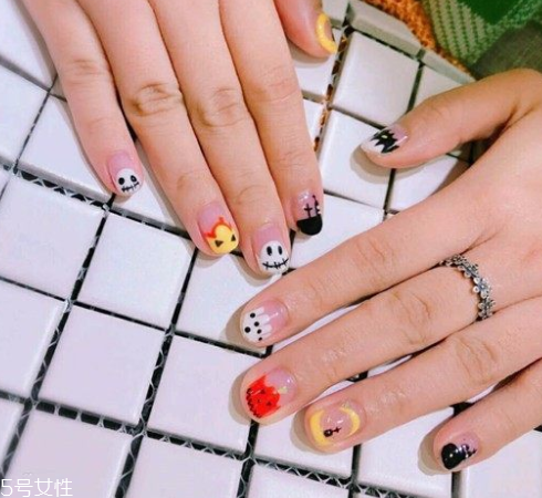 q版萬圣節(jié)美甲怎么做？q版萬圣節(jié)美甲教程