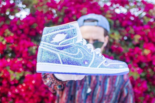 aj1 northern light北極光在哪買(mǎi) 定制全水晶鞋身
